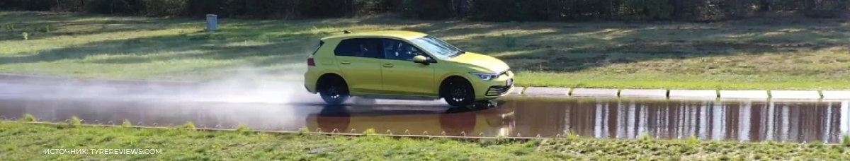 Зимние фрикционные шины - тест 2025 года от Tyre Reviews испытания мокрой дороге